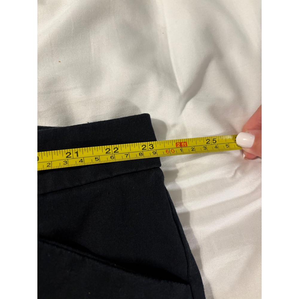Old Navy Womens High Rise Pixie Never Fade Black Straight Leg Pants Size 24 - Picture 5 of 6